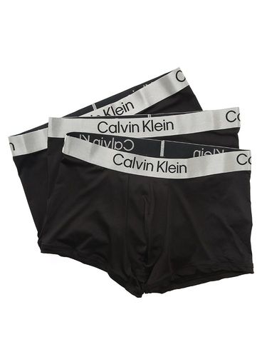 Calvin Klein (カルバンクライン) メンズ ボクサーパンツ ウエストロゴ