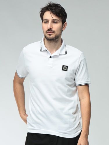 STONE ISLAND (ストーンアイランド) ワンポイントロゴ 無地 クルー