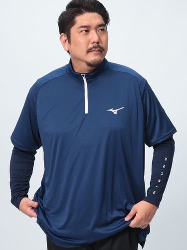 ハーフジップ カットソー GOLF ストレッチ セーターライク トップス