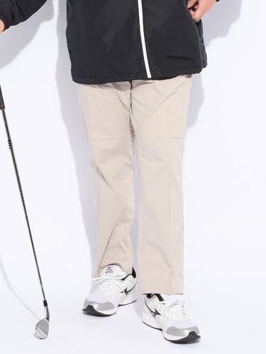 ロングパンツ GOLF 保温 ストレッチ ダイヤ柄 ボトムス ゴルフ