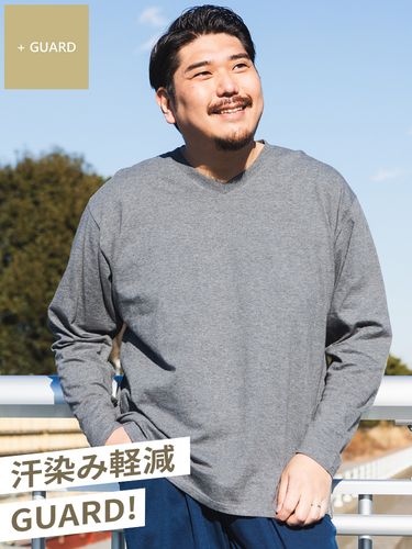 長袖 Tシャツ Wフェイス リバーシブル クルーネック トップス プル