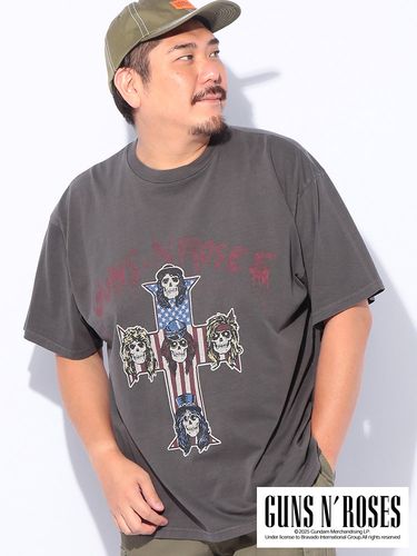 半袖 Tシャツ GUNS N ROSES プリント バンドT クルーネック トップス