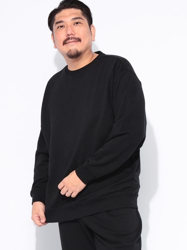 トレーナー フェイクベスト クルーネック トップス プルオーバー