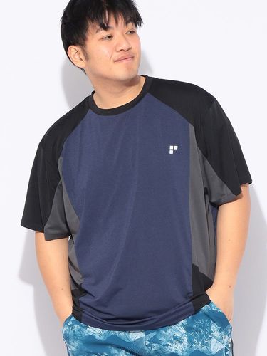半袖 Tシャツ フォトグラフィック×刺繍 クルーネック トップス シャツ