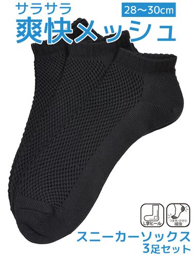 スニーカーソックス 10足セット 抗菌防臭 底パイル 大きいサイズ