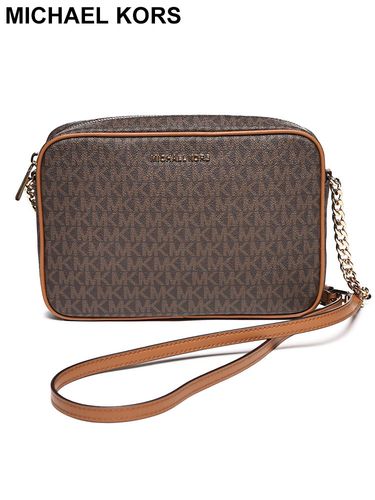 MICHAEL KORS (マイケル コース) レザー チェーン ショルダーバッグ