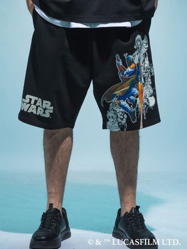 スター・ウォーズ ショートパンツ メンズ 大きいサイズ デザインパンツ
