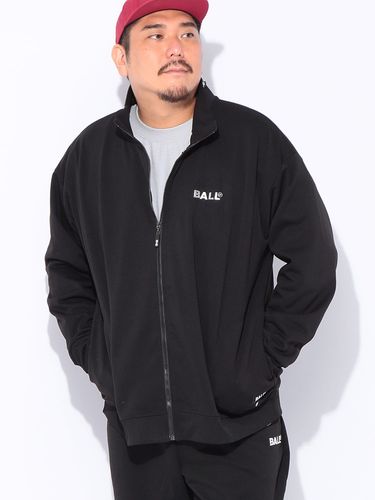 スタンドカラージャケット ストレッチ デニムライク カットソー