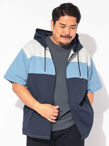ヒヤテック 超冷感メッシュ フルジップ パーカー 大きいサイズ メンズ