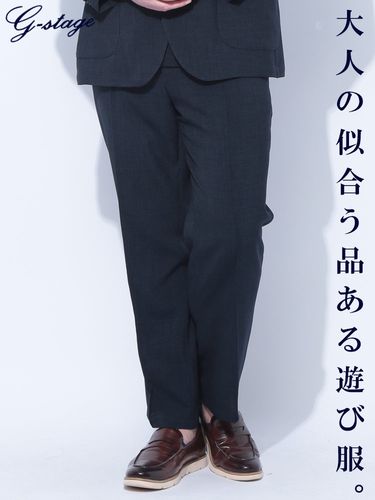ヒューゴボス　パフォーマンス　ストレッチ パンツ　スラックス　ネイビー　50 ヒューゴボス パフォーマンス ストレッチ パンツ スラックス