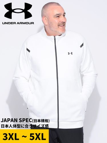 FITTED 切り替え フルジップ ジャケット ARMOUR KNIT HYBRID FZ (UNDER