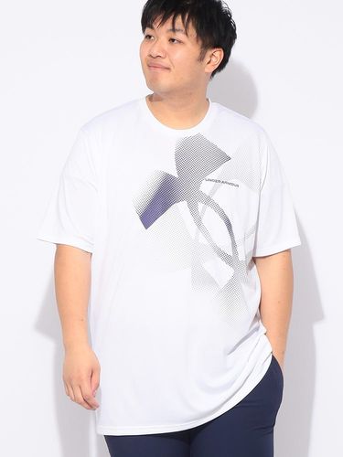 Tシャツ 半袖 メンズ 大きいサイズ ネックロゴ バックデザイン クルー