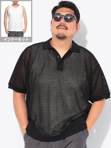 半袖 Tシャツ ワッフルボーダー 切替 デザインポケット トップス