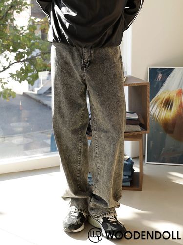 WOODENDOLL (ウッディンドール) クラッシュ ジップフライ ジーンズ M L