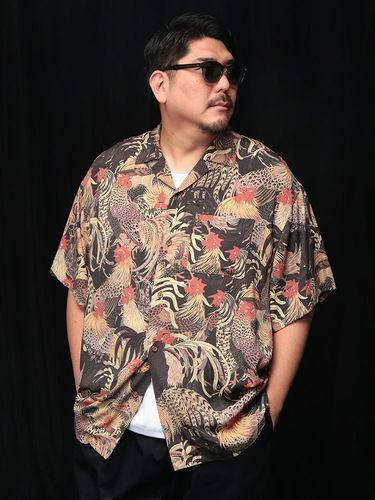 シャツ 半袖 メンズ 大きいサイズ 日本製 匠-TAKUMI- 相馬の古内裏