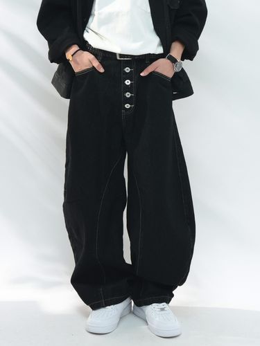 WOODENDOLL (ウッディンドール) サイドポケット ウエストゴム カーゴ