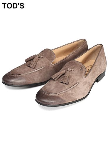 TOD'S (トッズ ) レザー タッセル ローファー TDXXM32C0CS80RD メンズ
