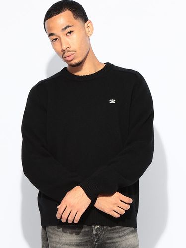 MARNIマルニ クルーネック ダメージ ニット セーター 52黒 ② CREW