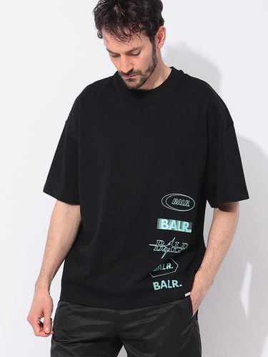 BALR. (ボーラー) 胸ロゴ ハーフジップ 半袖 ポロシャツ HEX SERIES