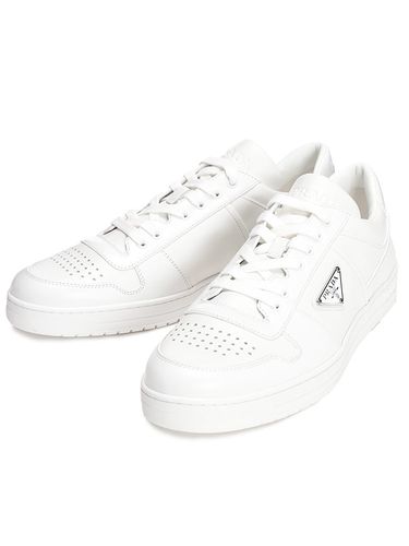 PRADA (プラダ) ロゴ レザー ローカットスニーカー PR2EE3643LKG