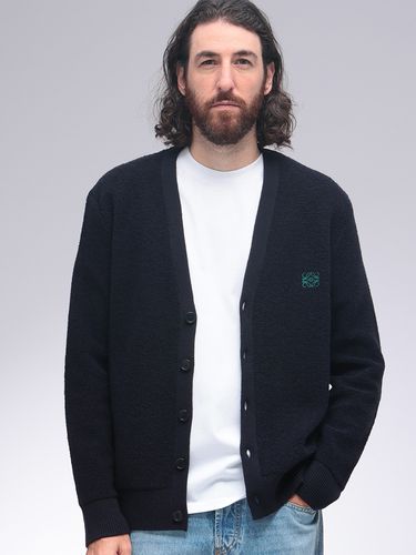 MARNI (マルニ) コットン ダメージ加工 手刺繍ロゴ Vネック