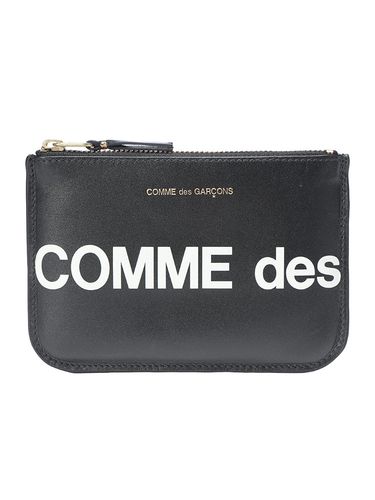 comme des garcons (コムデギャルソン) ロゴプリント 二つ折り財布