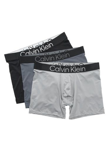 Calvin Klein (カルバンクライン) メンズ ボクサーパンツ ウエストロゴ