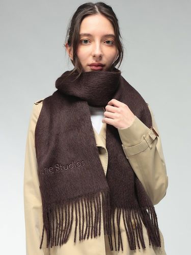 Acne Studios (アクネストゥディオズ) ロゴ モヘヤ混 チェック柄