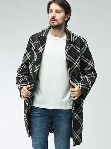Aquascutum (アクアスキュータム) 総裏チェック ダブルトレンチコート