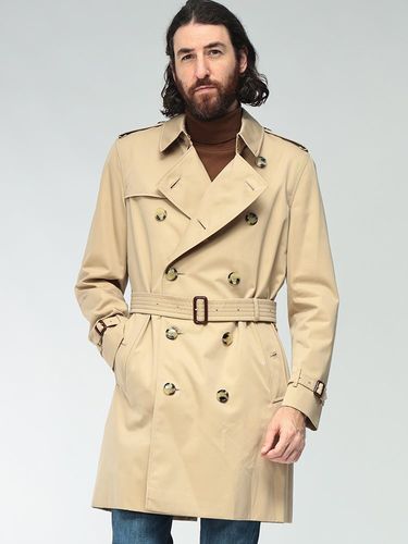 Aquascutum (アクアスキュータム) 総裏チェック ダブルトレンチコート