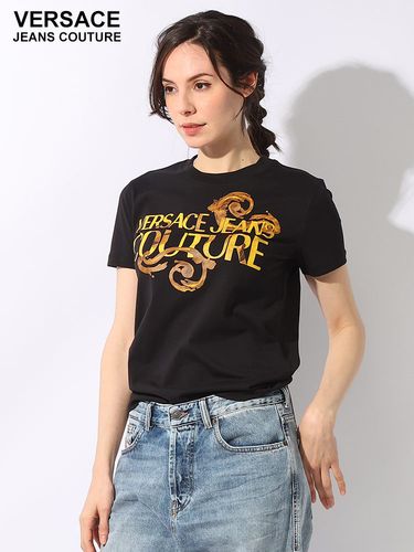 ヴェルサーチ Versace スパンコール メドゥーサ Tシャツ カットソーM ヴェルサーチ Versace スパンコール メドゥーサ Tシャツ カットソーM