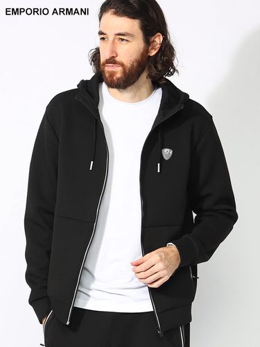 EMPORIO ARMANI (エンポリオアルマーニ) メンズ パーカー EA7 ロゴ