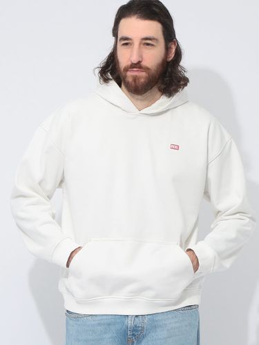 現行モデル DIESEL ディーゼル 両面プリント フーディ パーカー ホワイト DIESEL（ディーゼル） 送料無料 パーカー メンズ S-GINN HOOD DIV