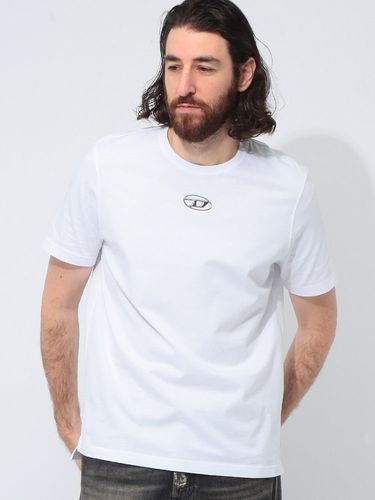 DIESEL T シャツ　M 新品同様 DIESEL (ディーゼル) パフプリント クルーネック 半袖 Tシャツ