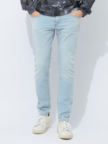 DIESEL (ディーゼル) リラックスフィット ボタンフライ デニムパンツ