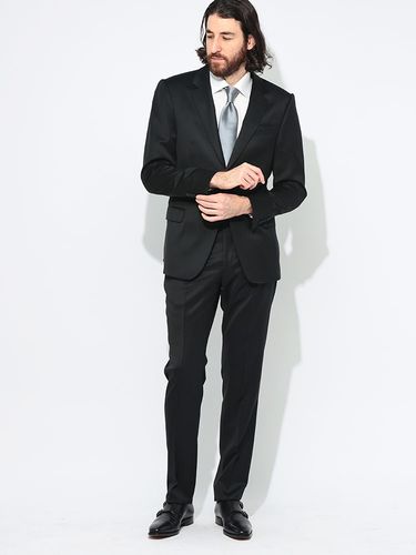 【クリーニング済】ラルディーニ メンズ スーツ ビジネス オフィスカジュアル LARDINI (ラルディーニ) メンズ スーツ ストレッチナイロン カジュアル
