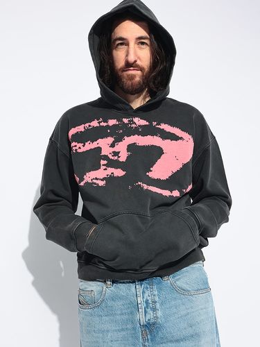 3369【希少モデル・美品】ディーゼル オーバルD メタルセンターロゴ パーカー メンズ スウェット パーカー オーバルD（パーカー）｜DIESEL