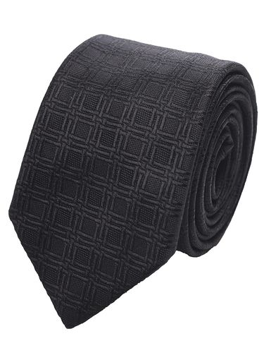 GUCCI (グッチ) メンズ ネクタイ シルク100％ GGロゴ タイ