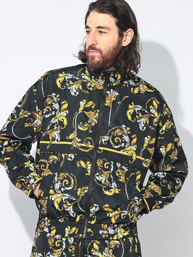 VERSUS VERSACE ヴェルサス 17SSメッシュボンバージャケット44 Versace Men's Milano Stamp Bomber Jacket in Black Versace