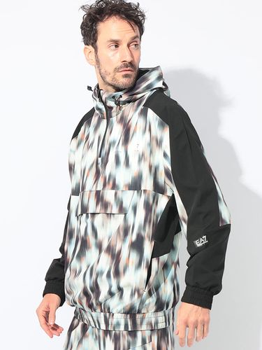ジャケット・アウター archive ARMANI Payton Patterned Jacket EMPORIO ARMANI (エンポリオアルマーニ) 総柄プリント ナイロン