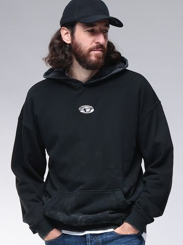 Y's ワイズ ビッグシルエット フーディ パーカー YV-T23-677 Y-3 (ワイスリー) 胸ロゴ プルオーバー パーカー フーディ GRAPHIC