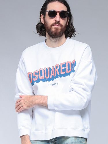 DSQUARED2 (ディースクエアード) 裏起毛 プリント スウェット