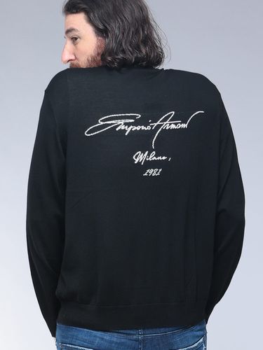 EMPORIO ARMANI　エンポリオアルマーニ 長袖ニット　個性派デザイン EMPORIO ARMANI エンポリオアルマーニ 長袖ニット 48サイズ 楽天市場