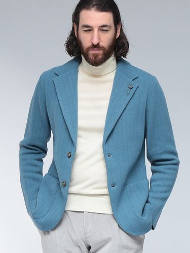 LARDINI (ラルディーニ) ウールリネン シングル ジャケット