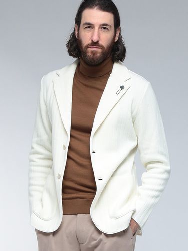 LARDINI (ラルディーニ) 千鳥格子 ハウンドトゥース シングル 2ツ釦