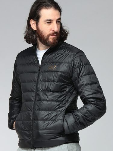 EMPORIO ARMANI (エンポリオアルマーニ) 胸ロゴ スタンドカラー ライト