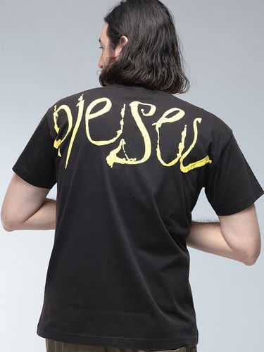 DIESEL (ディーゼル) ブリーチオーバルD クルーネック 半袖 Tシャツ