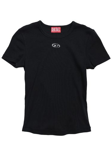 DIESEL (ディーゼル) チェストオーバルD クルーネック 半袖 Tシャツ