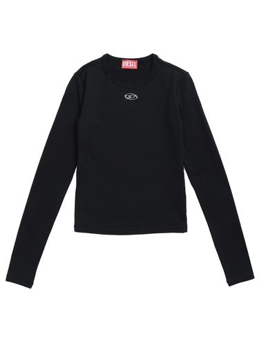 DIESEL (ディーゼル) チェストオーバルD クルーネック 半袖 Tシャツ