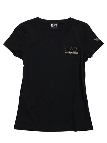 EMPORIO ARMANI (エンポリオアルマーニ) フロントロゴ クルーネック